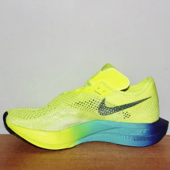 Nike ZoomX VaporFly Next% 3 Running Shoes Volt Fast Pack Men 6.5 7.5 8